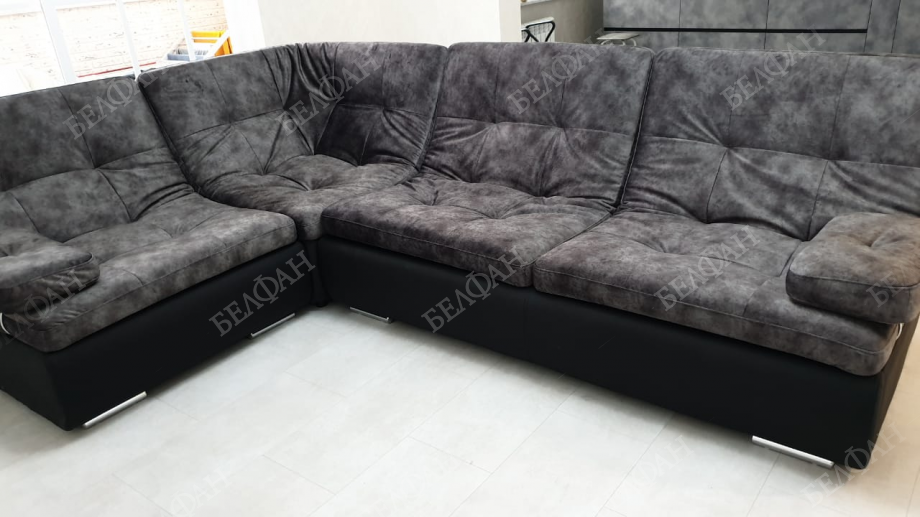 "Милфорд" диван с оттоманкой. Фотографии клиентов. 2